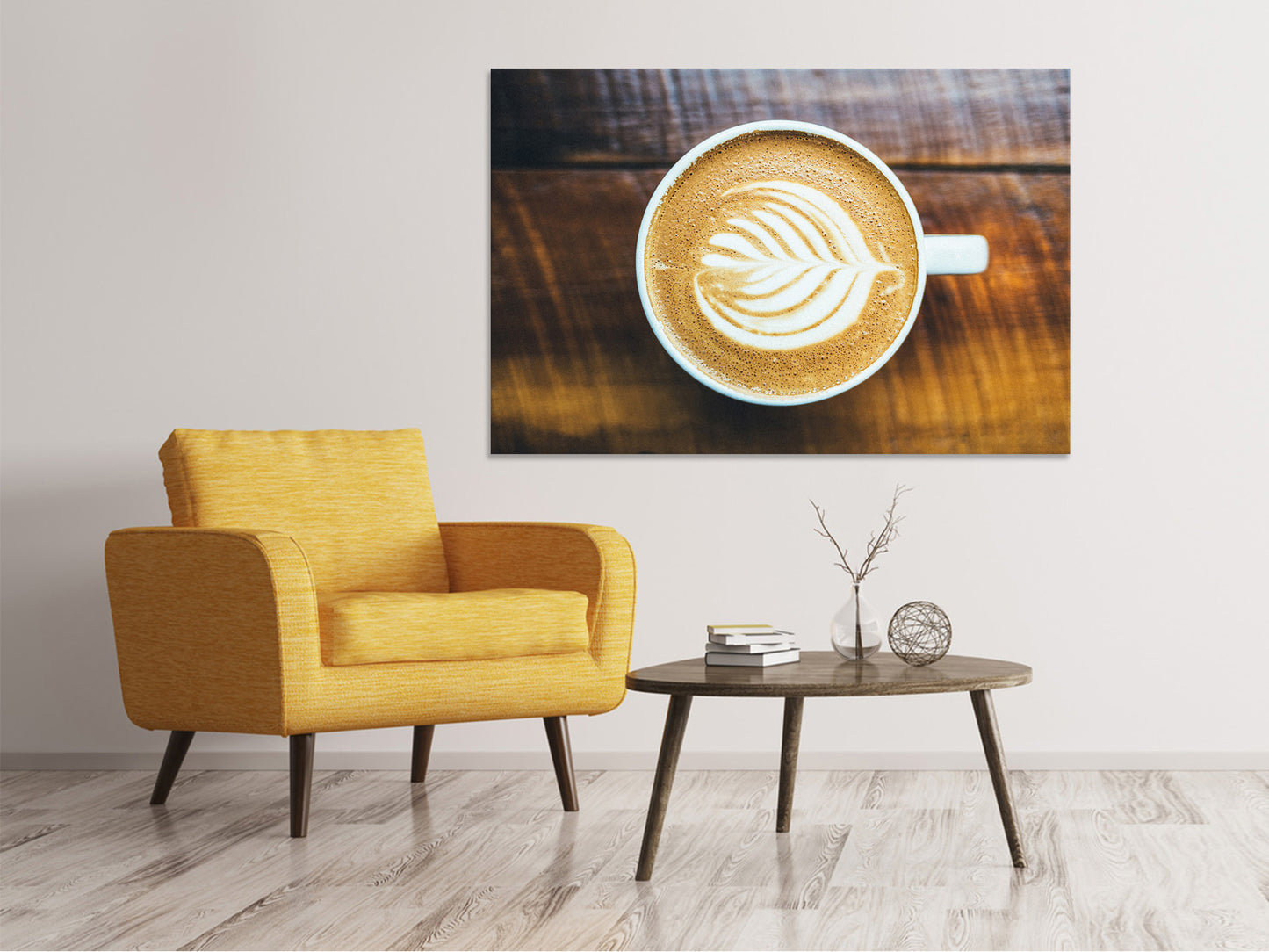 Leinwandbild Kaffee-Pause