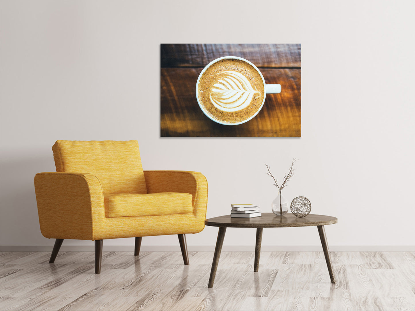 Leinwandbild Kaffee-Pause