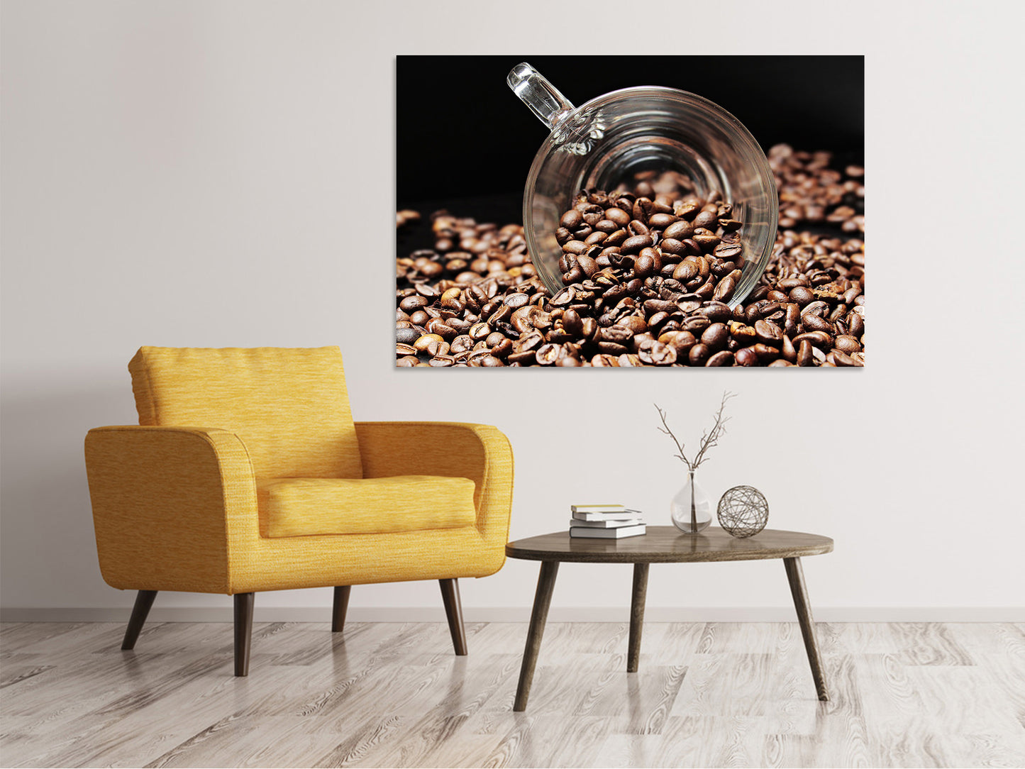 Leinwandbild Kaffeebohnen XL