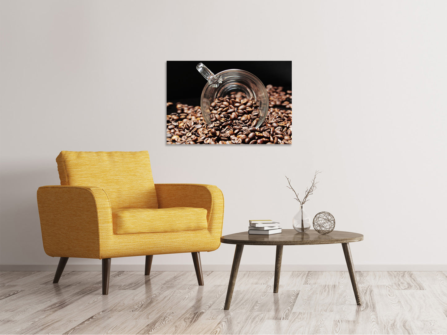 Leinwandbild Kaffeebohnen XL