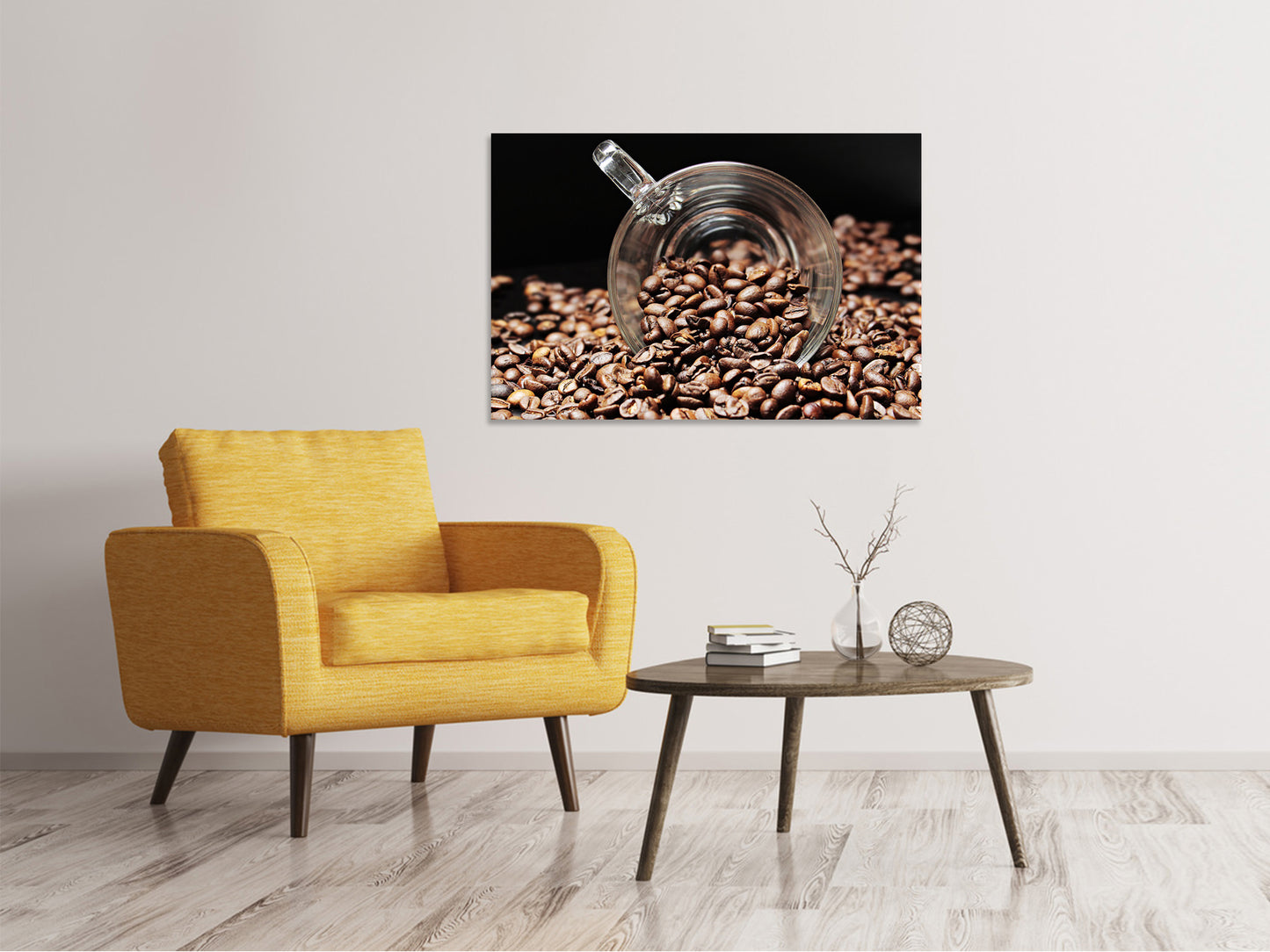 Leinwandbild Kaffeebohnen XL