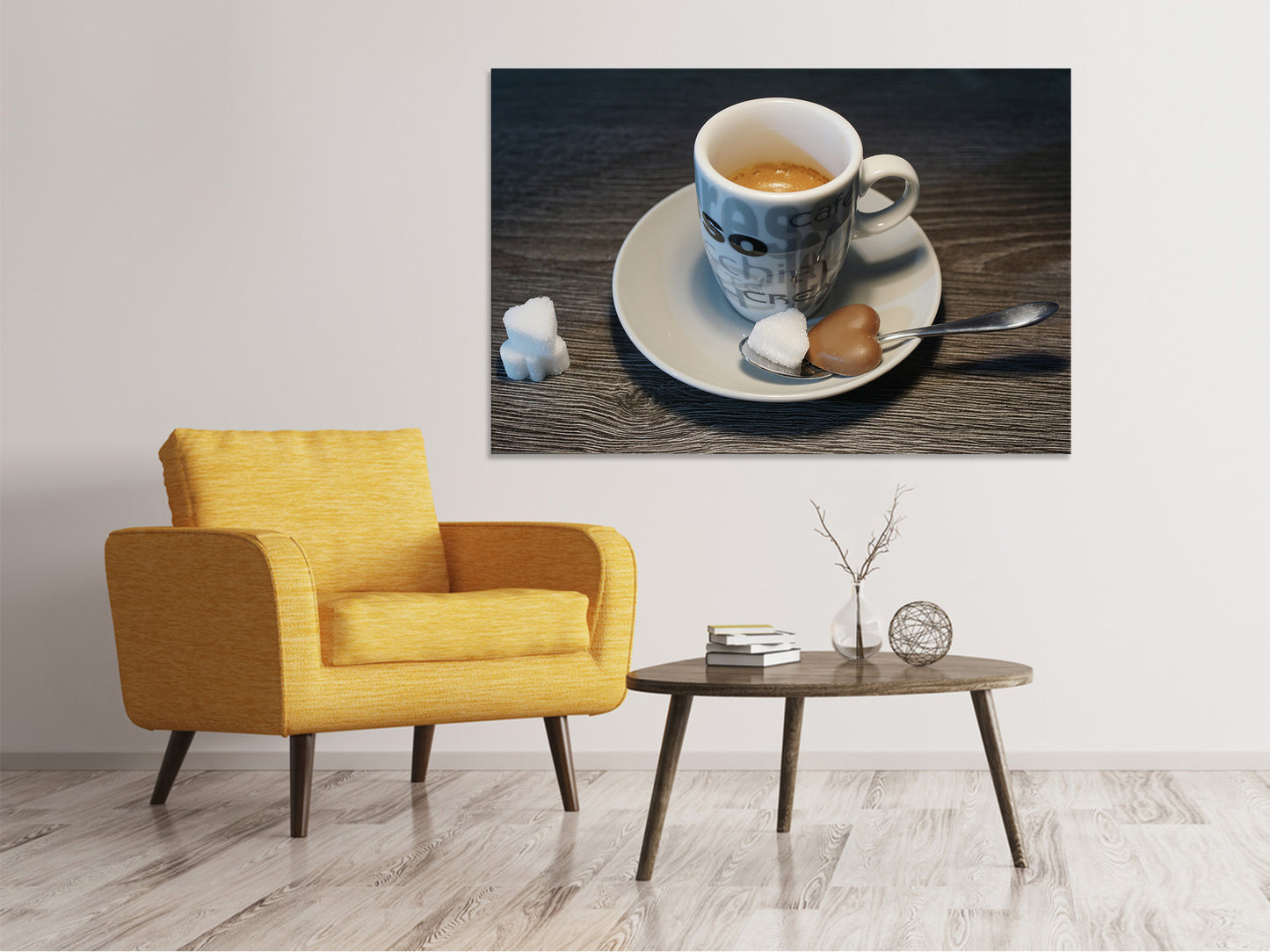 Leinwandbild Ein Espresso