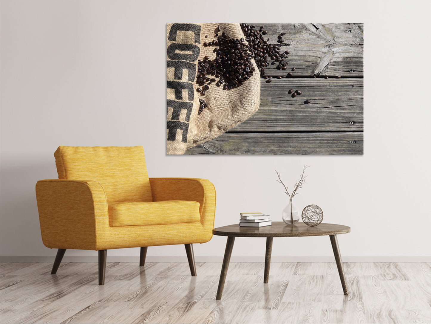 Leinwandbild Lieblings Kaffeebohnen