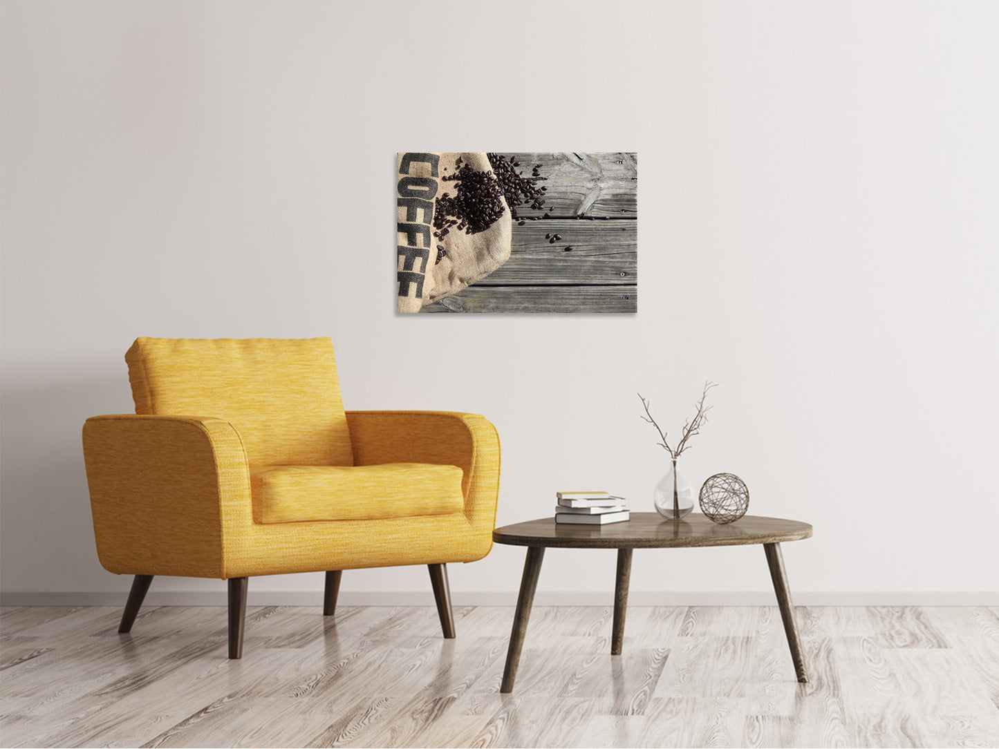 Leinwandbild Lieblings Kaffeebohnen