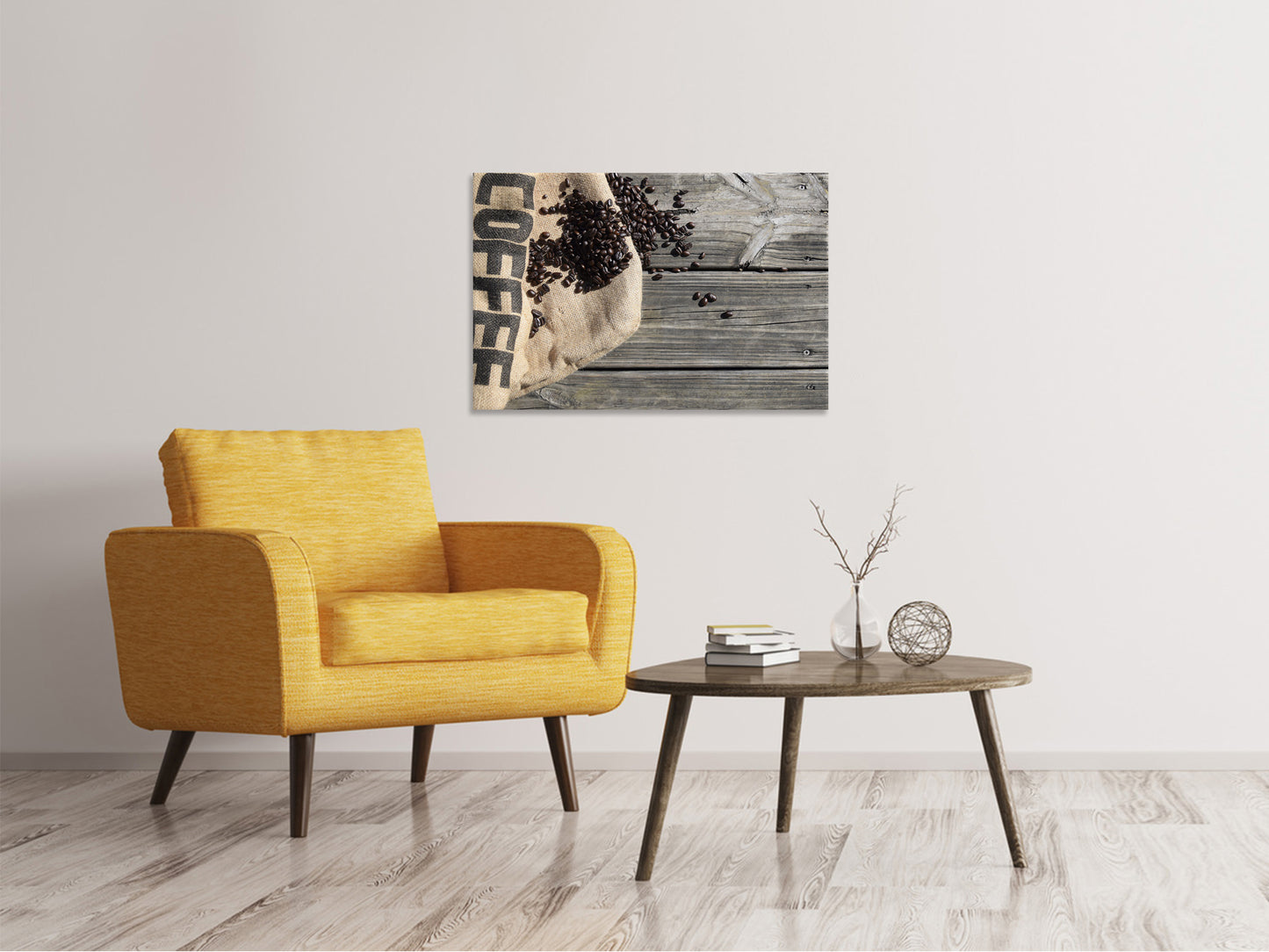 Leinwandbild Lieblings Kaffeebohnen
