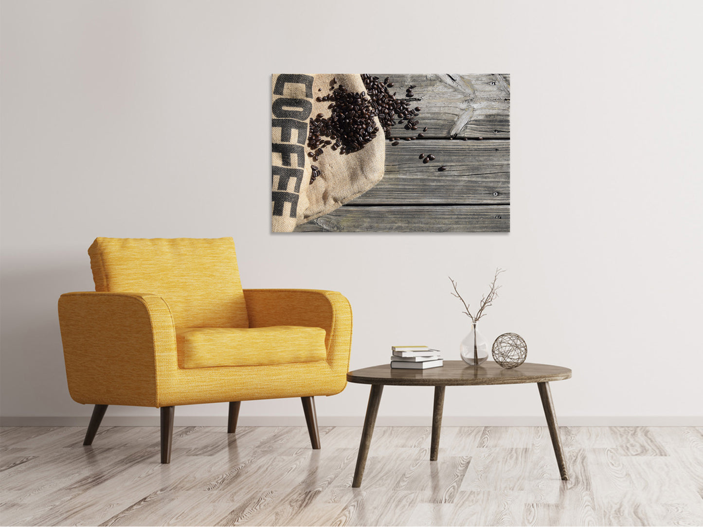 Leinwandbild Lieblings Kaffeebohnen