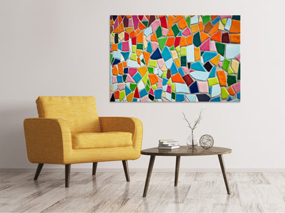 Leinwandbild Mosaik Steine