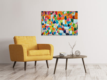 Leinwandbild Mosaik Steine