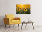 Leinwandbild Sonnenblumen Feld