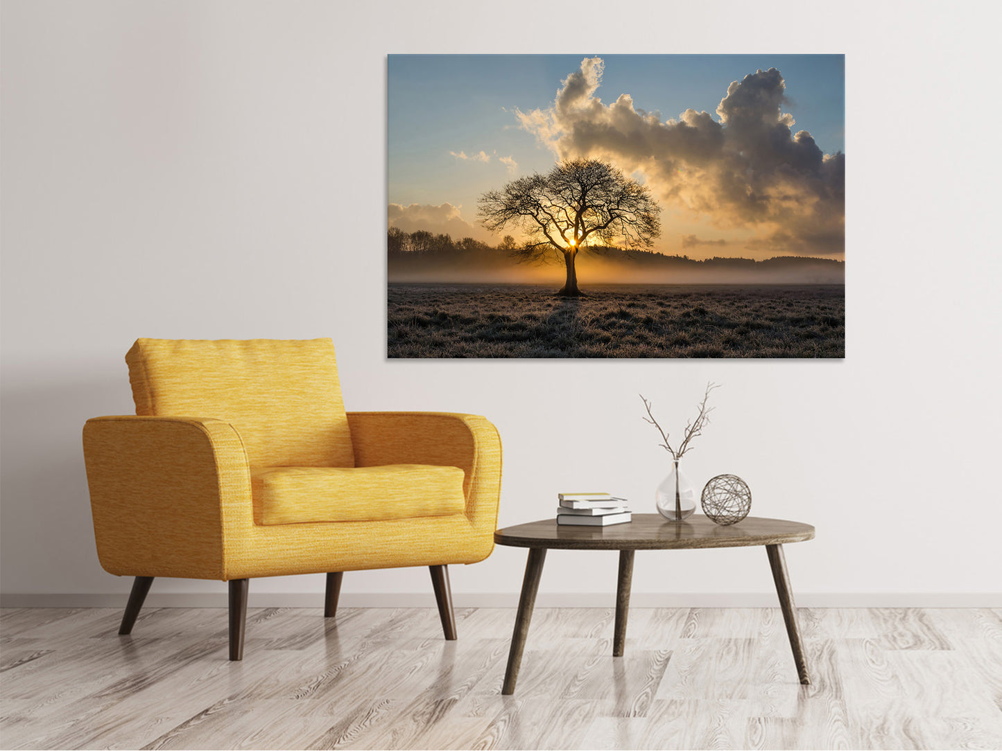 Leinwandbild Ein einsamer Baum