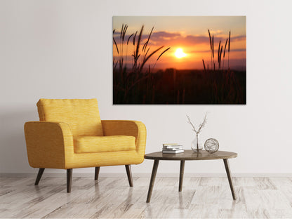 Leinwandbild Entzückender Sonnenuntergang