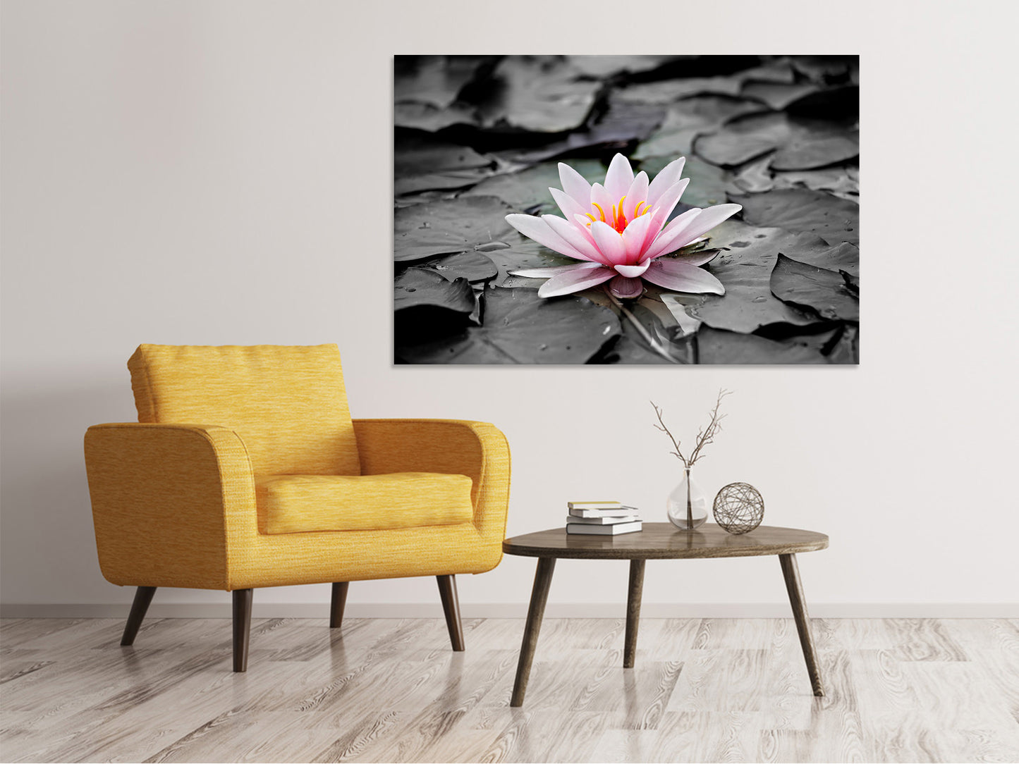 Leinwandbild Die Kunst der Seerose