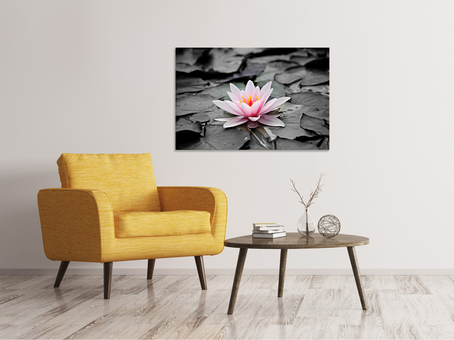 Leinwandbild Die Kunst der Seerose