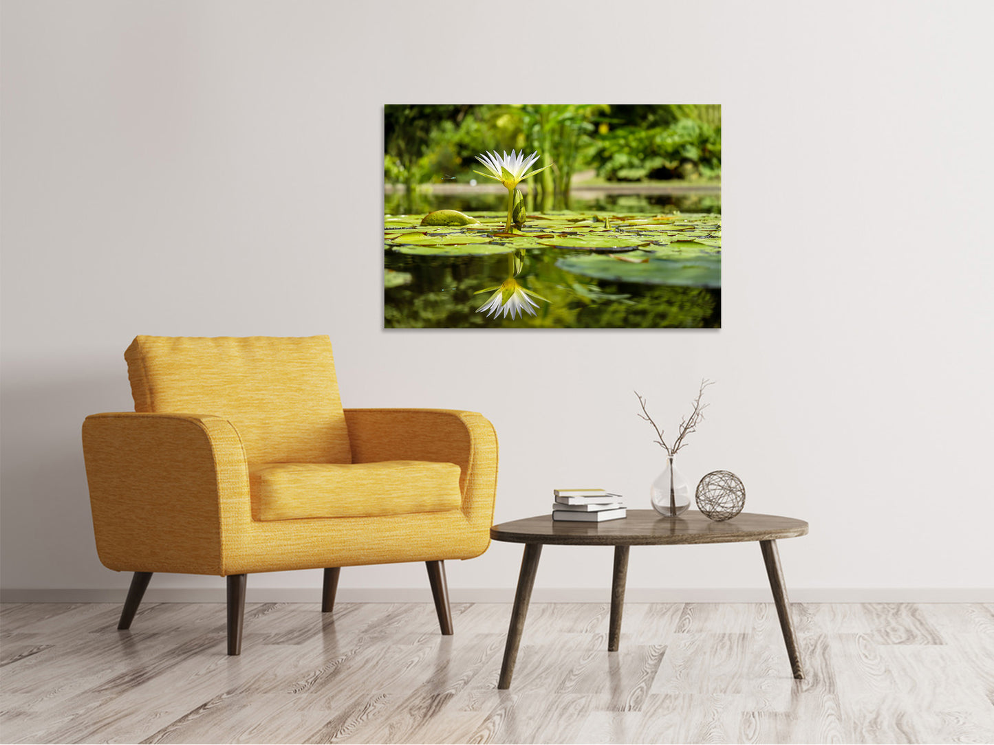 Leinwandbild Seerose in der Natur