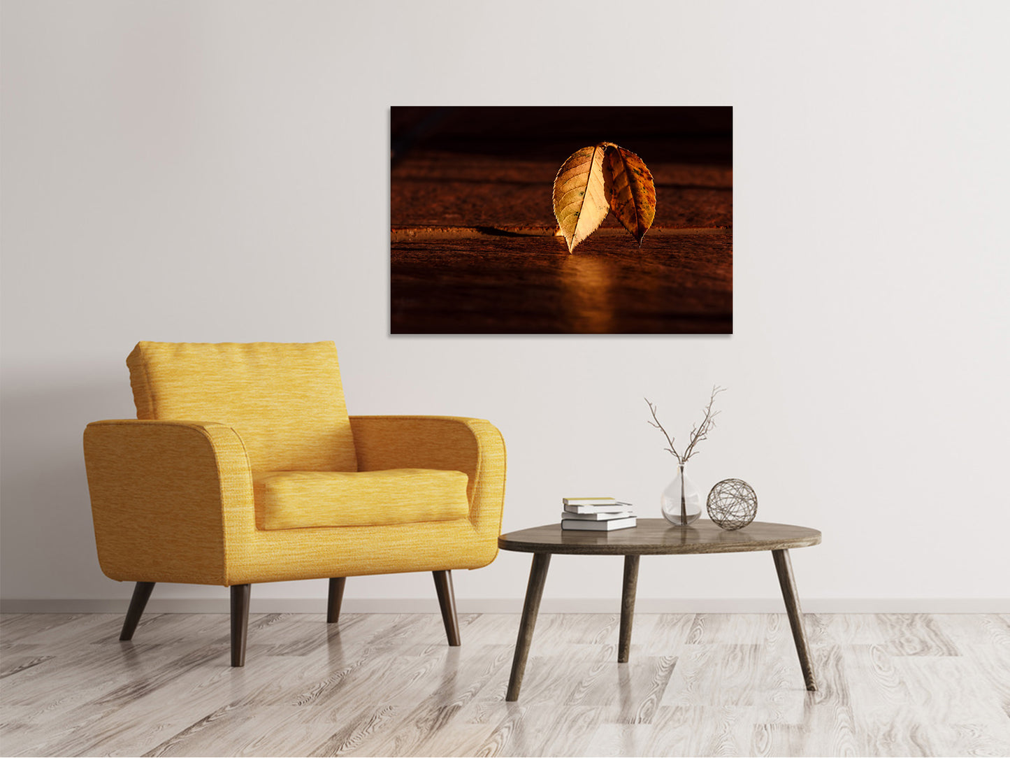 Leinwandbild Das Blatt