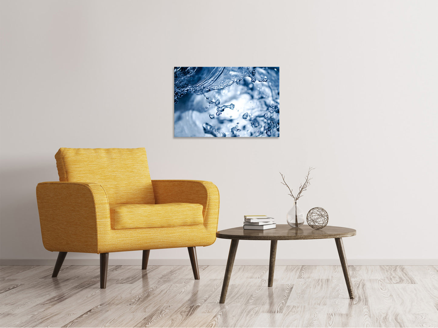 Leinwandbild Bewegendes Wasser