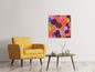 Leinwandbild Bunte Retro Kreise
