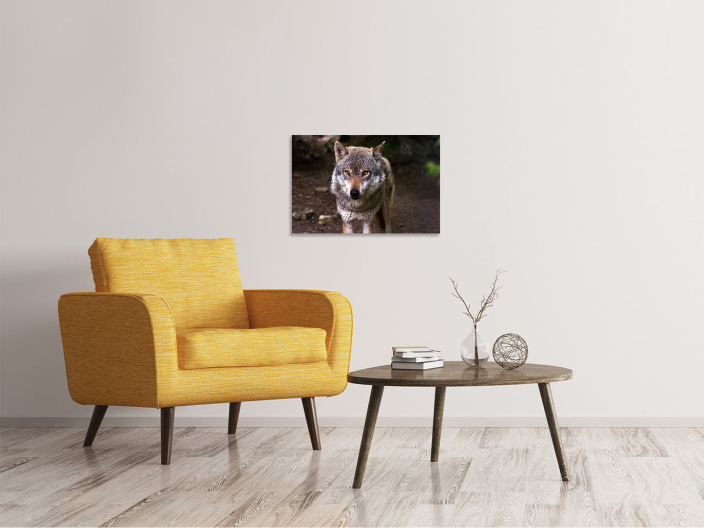 Leinwandbild Der böse Wolf