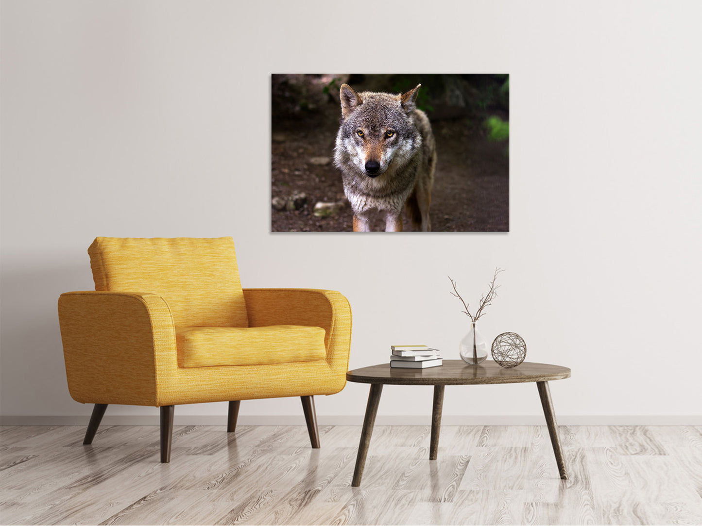 Leinwandbild Der böse Wolf
