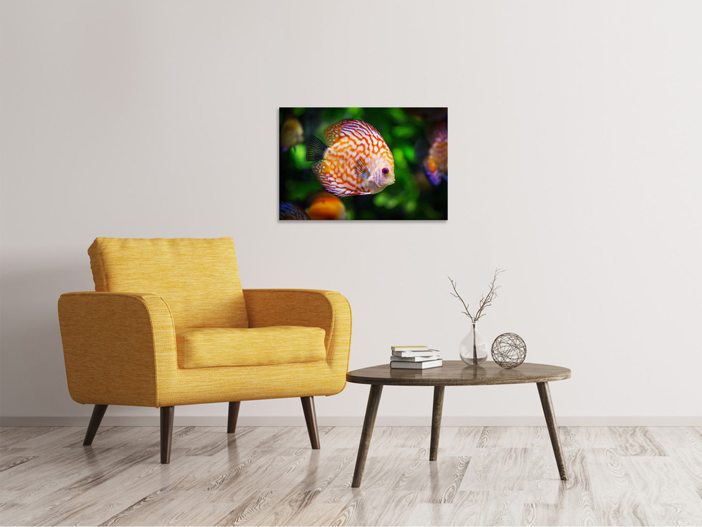 Leinwandbild Der Diskus Fisch