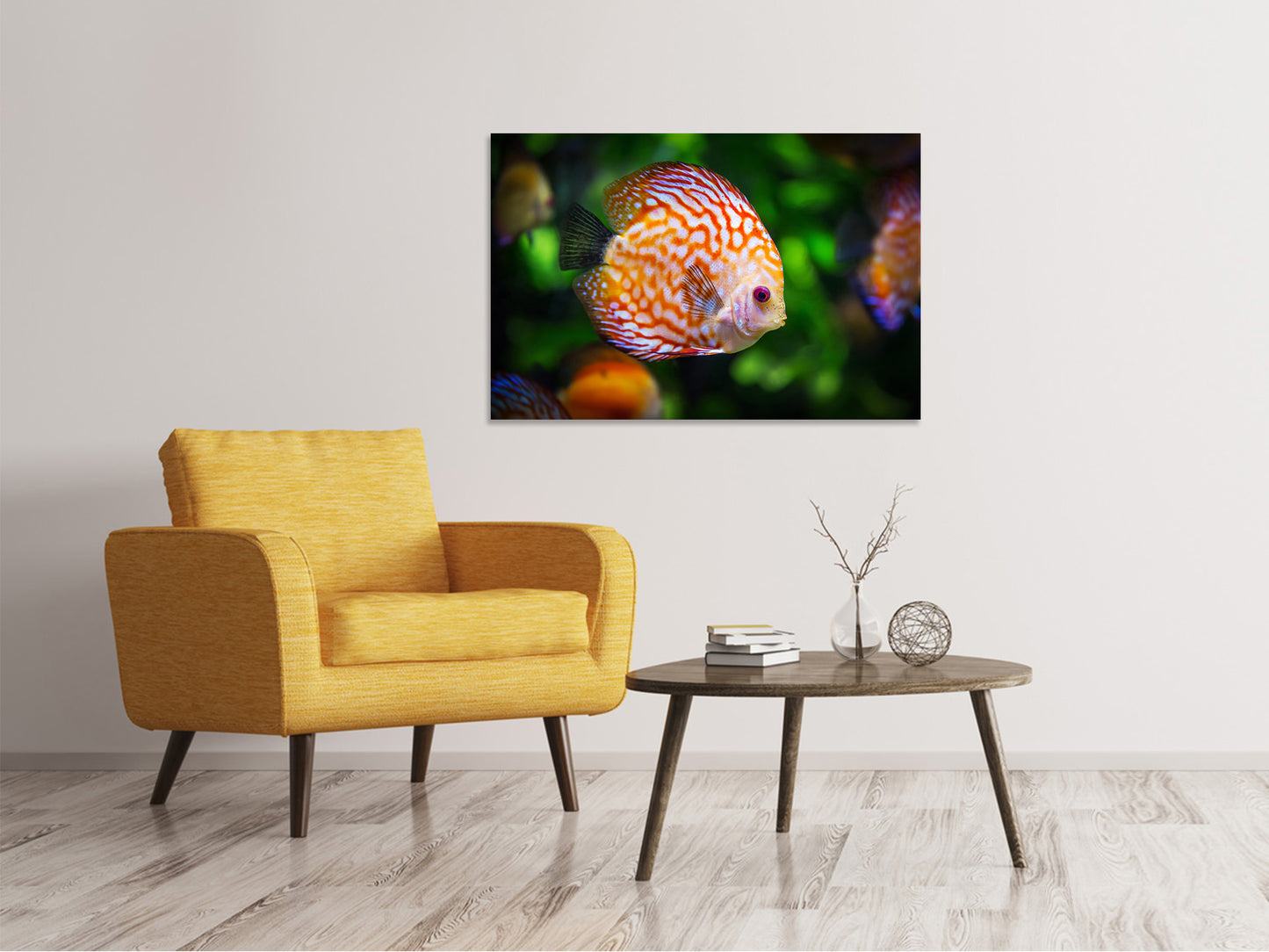Leinwandbild Der Diskus Fisch