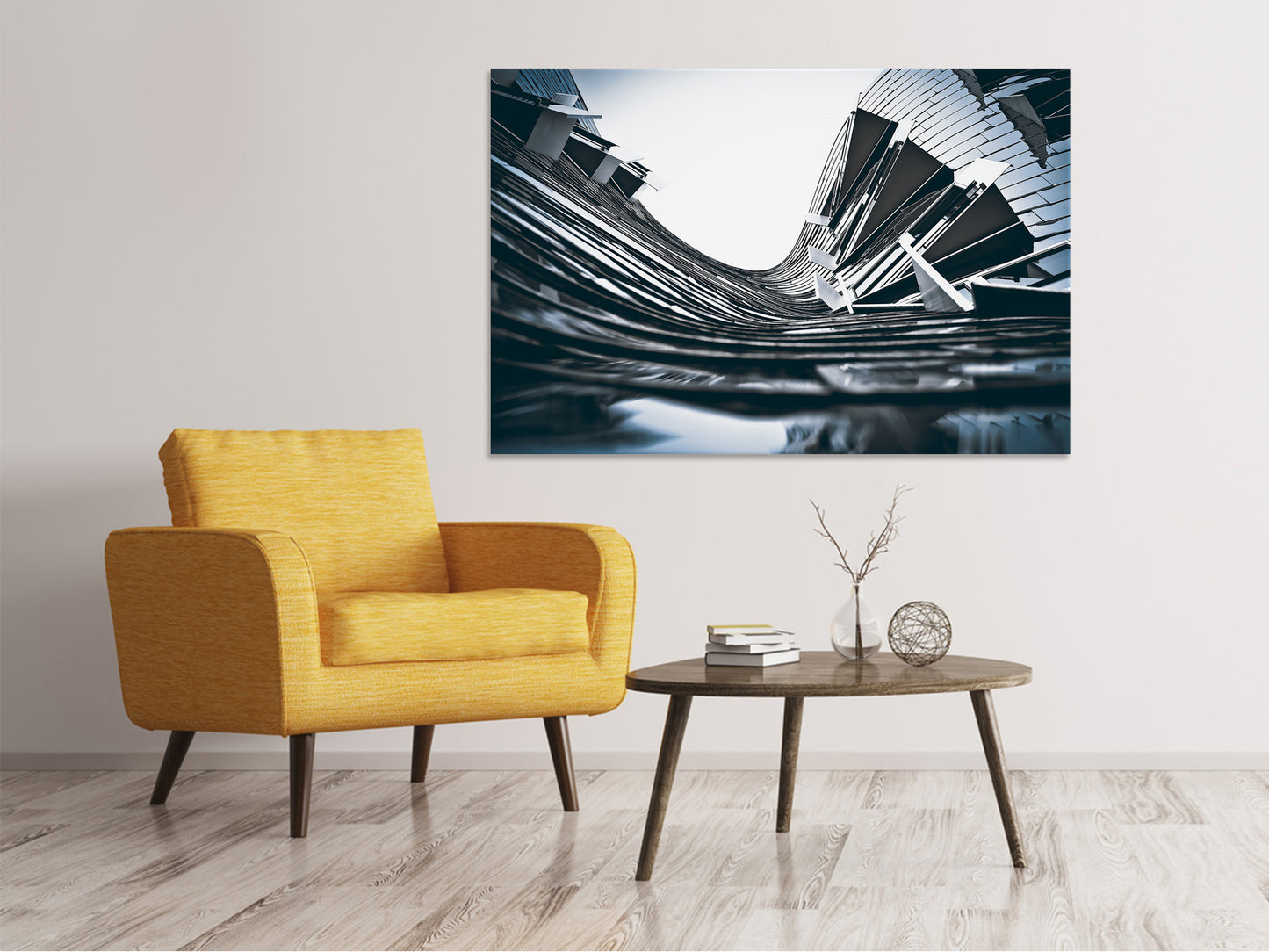 Leinwandbild Aussergewöhnliche Architektur