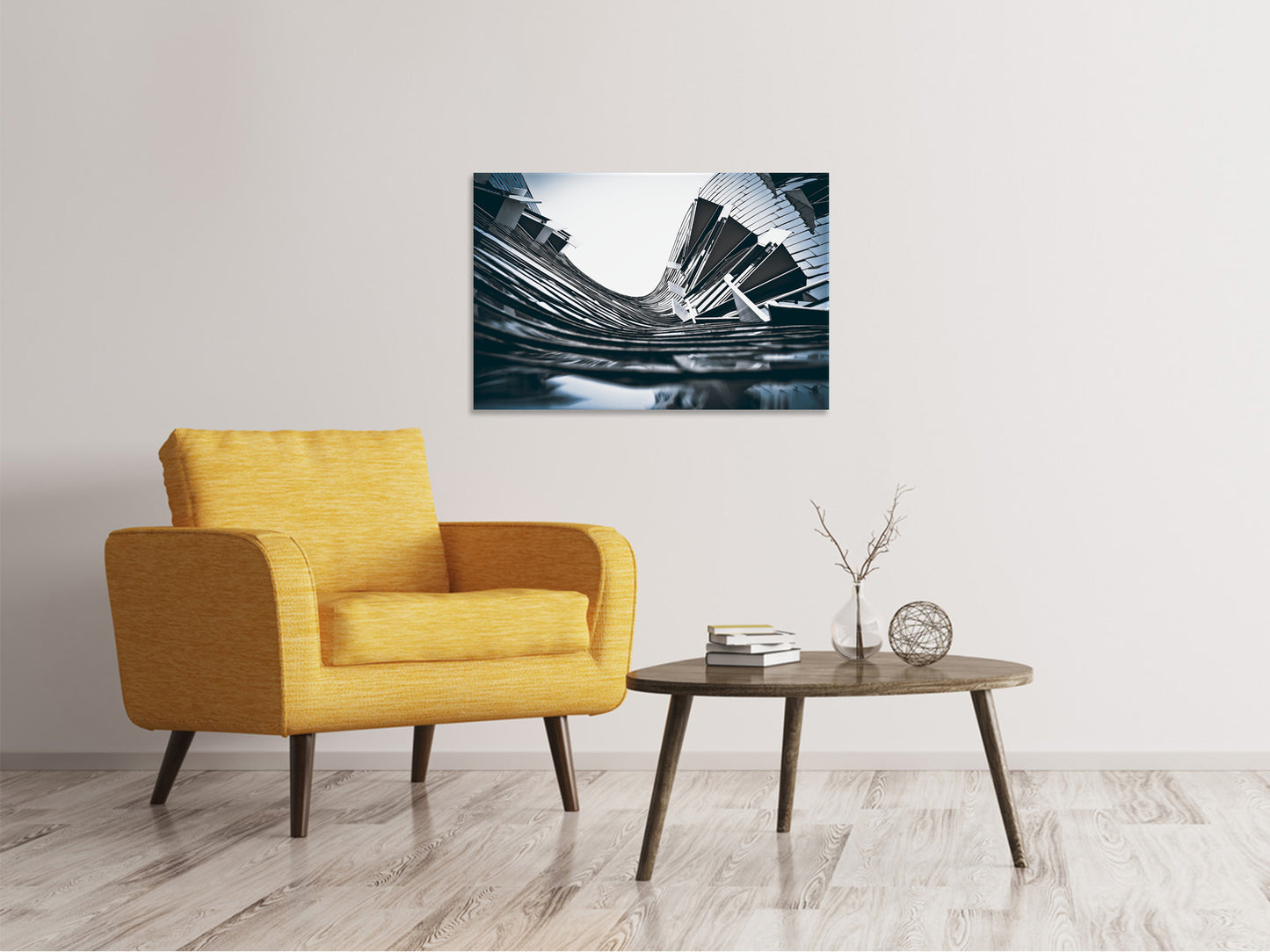 Leinwandbild Aussergewöhnliche Architektur