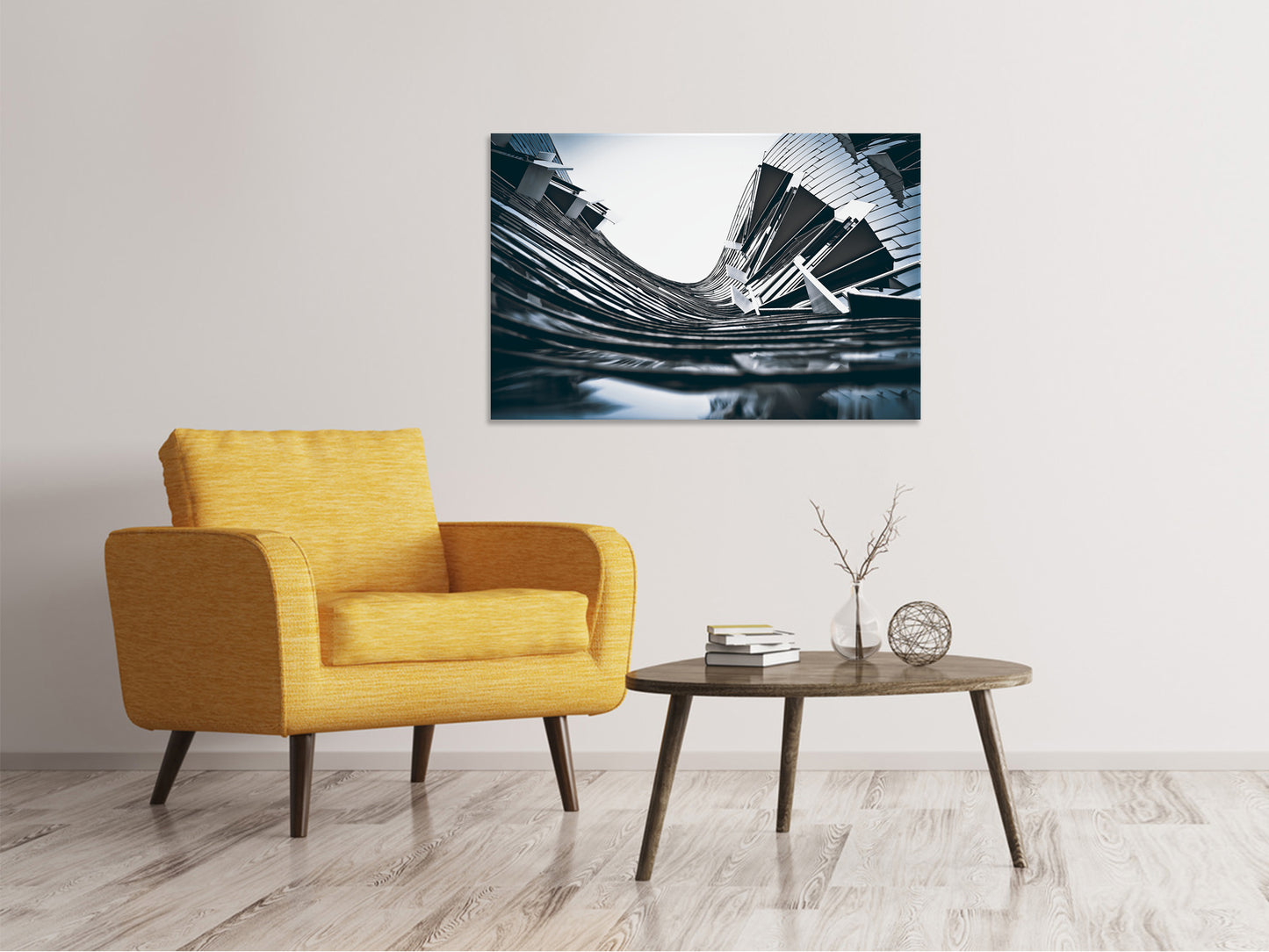 Leinwandbild Aussergewöhnliche Architektur
