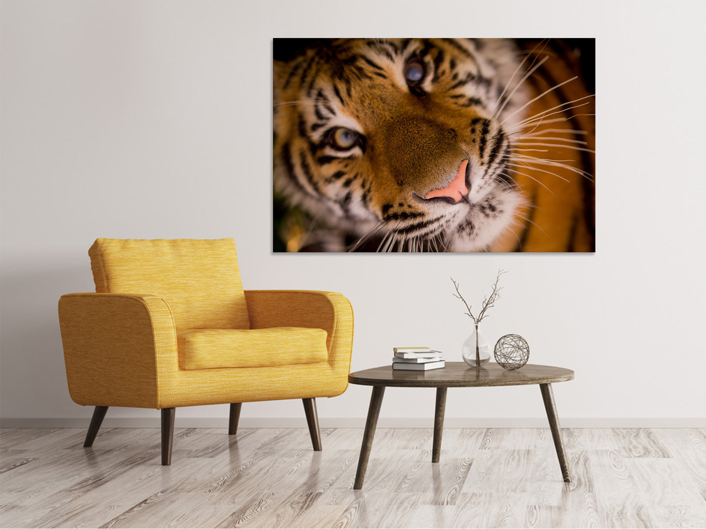 Leinwandbild Tiger Gesicht