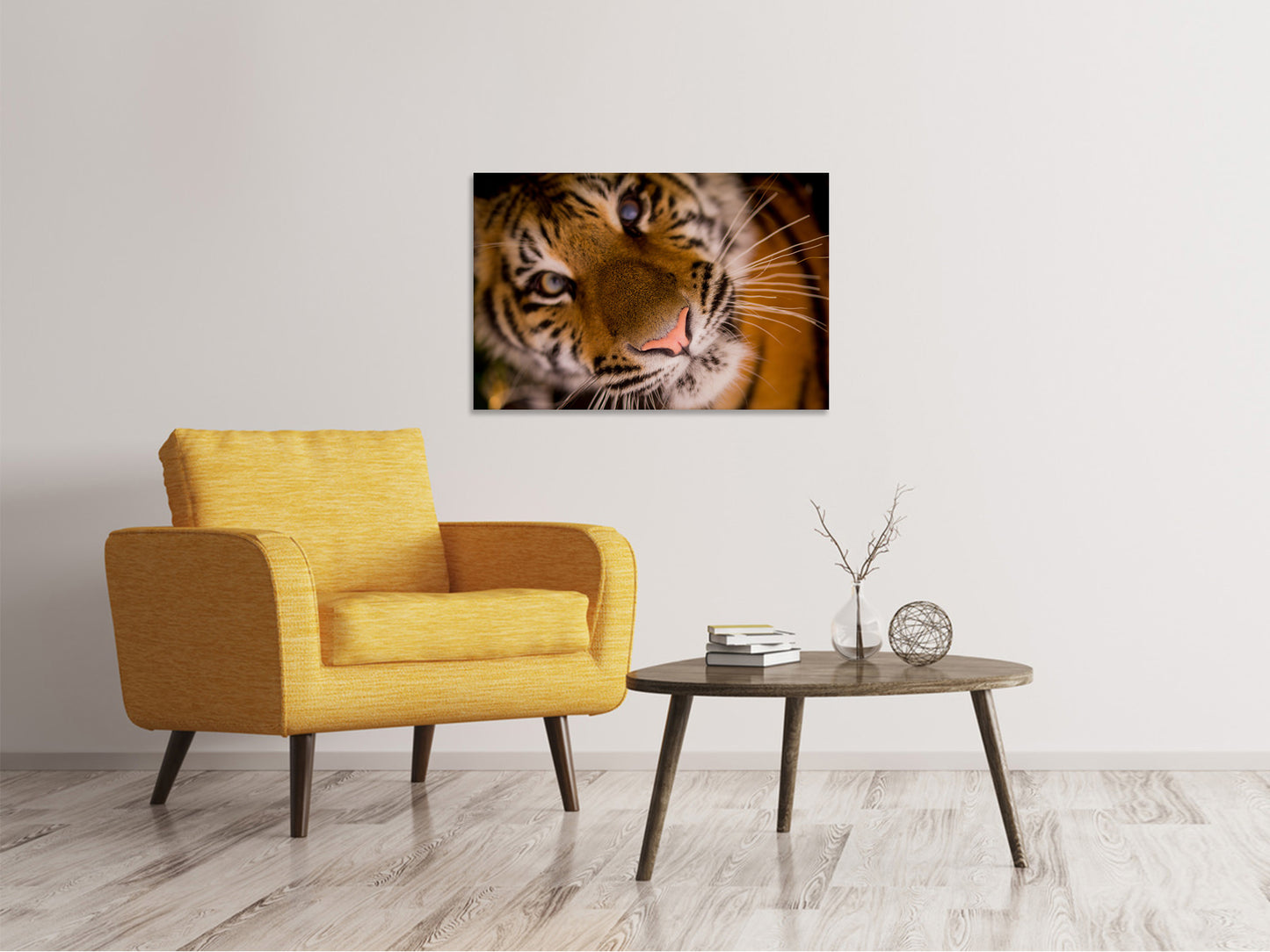 Leinwandbild Tiger Gesicht