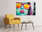 Leinwandbild Coole Graffiti-Wand