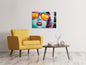 Leinwandbild Coole Graffiti-Wand
