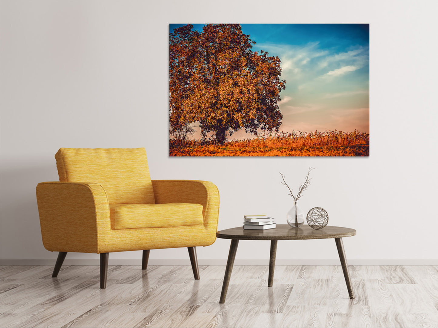 Leinwandbild Der Nussbaum