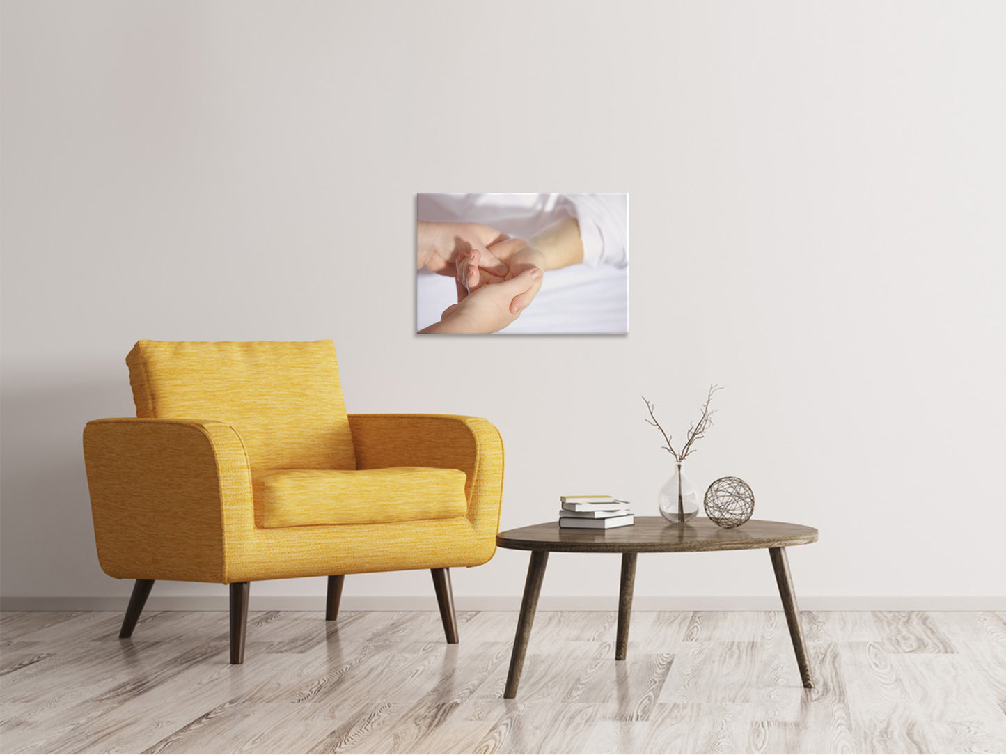 Leinwandbild Handmassage
