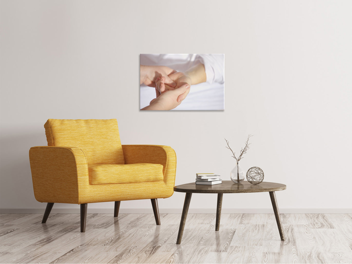 Leinwandbild Handmassage
