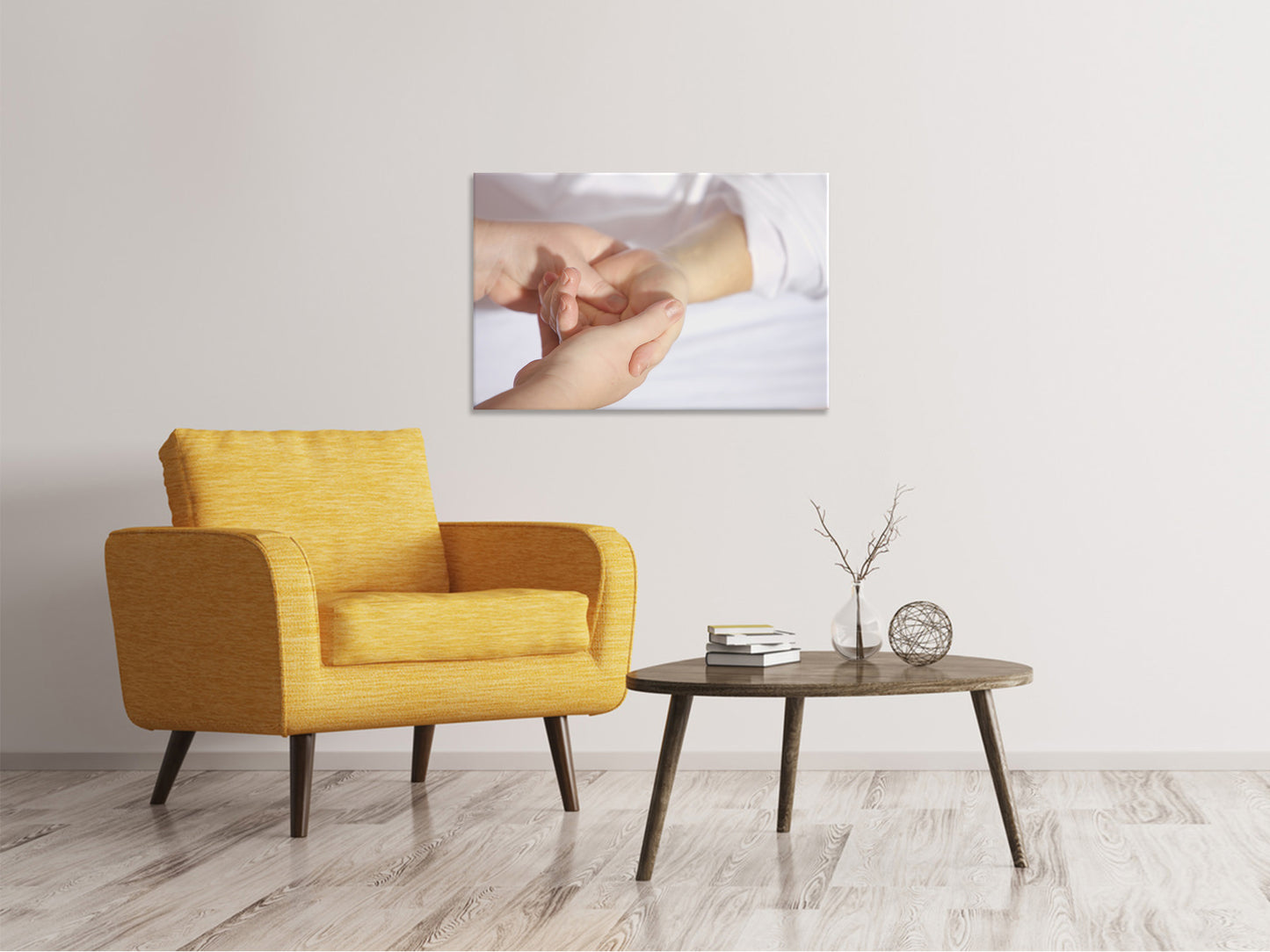 Leinwandbild Handmassage