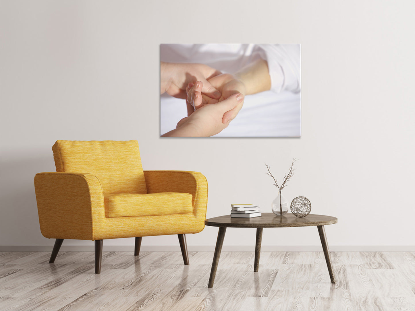 Leinwandbild Handmassage