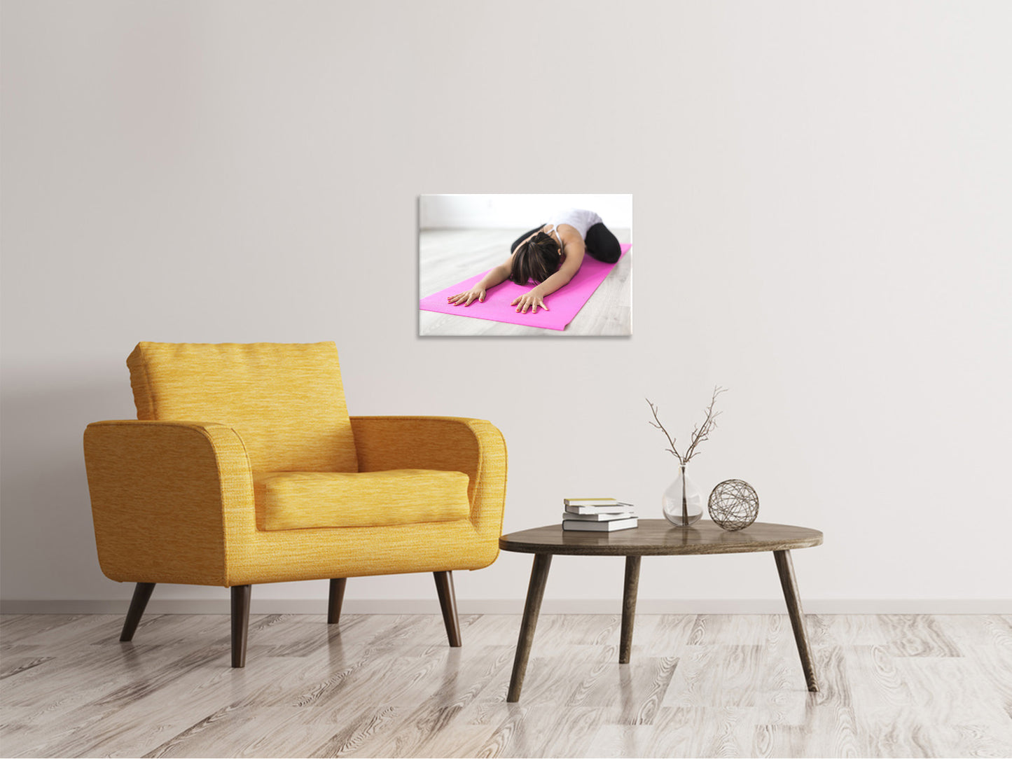 Leinwandbild Yoga Übung