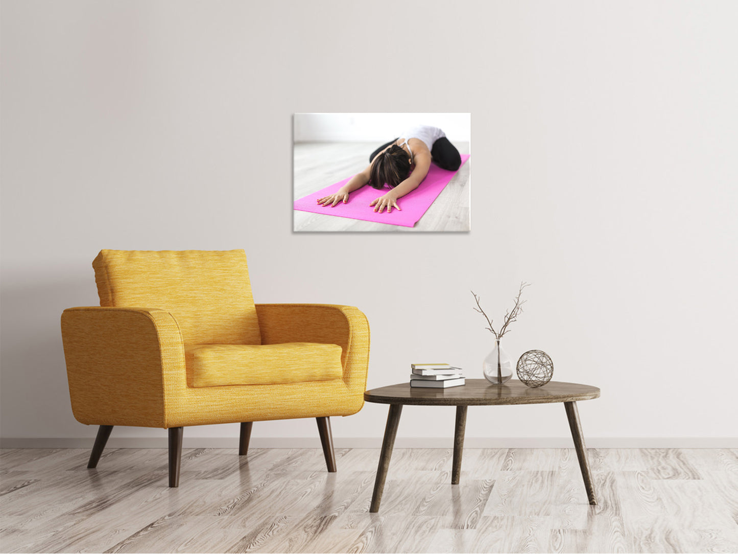 Leinwandbild Yoga Übung
