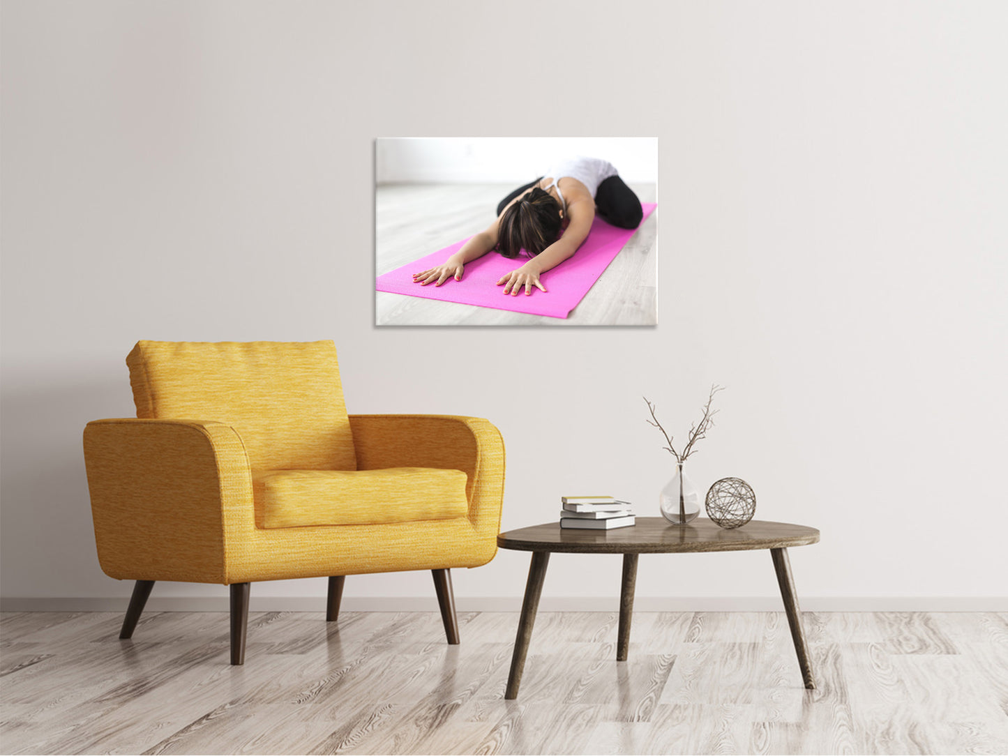 Leinwandbild Yoga Übung