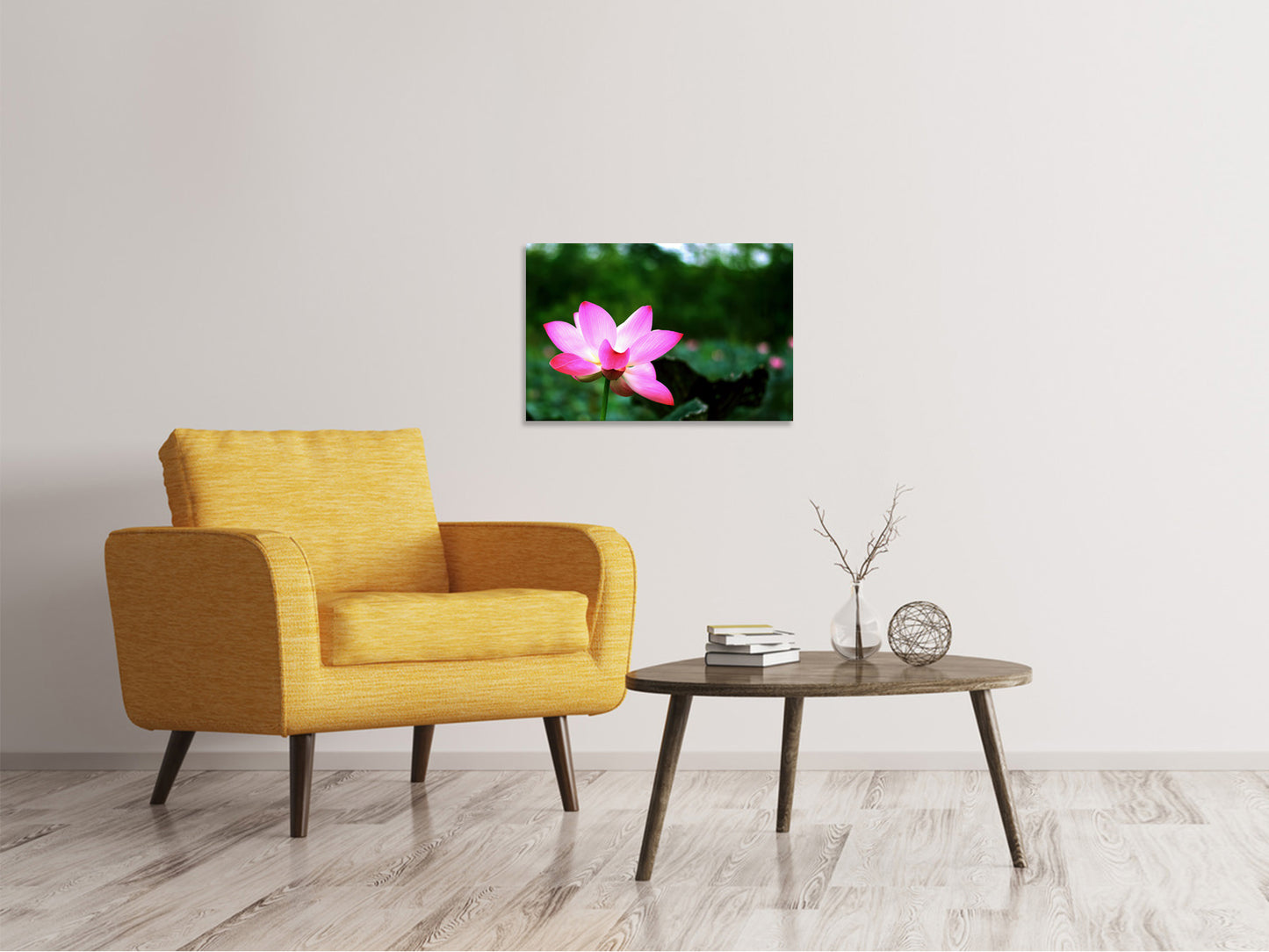 Leinwandbild Lotus in der Natur