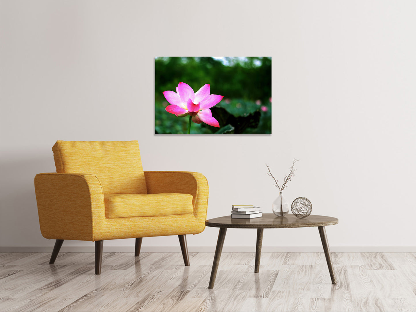 Leinwandbild Lotus in der Natur