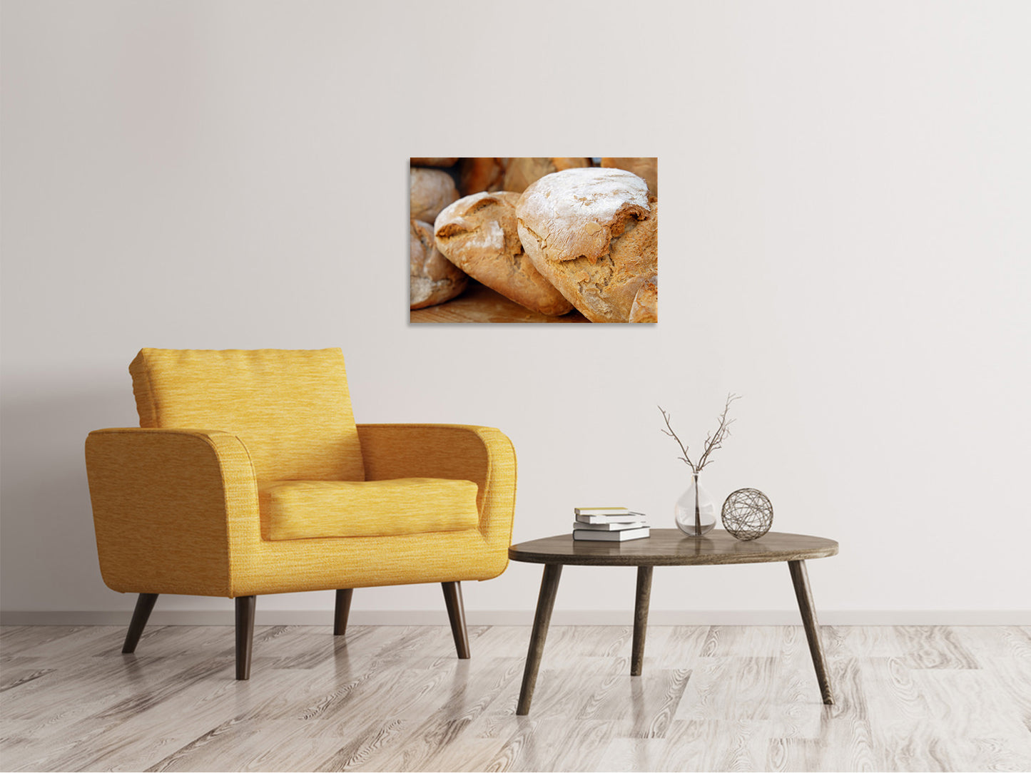 Leinwandbild Gesundes Brot