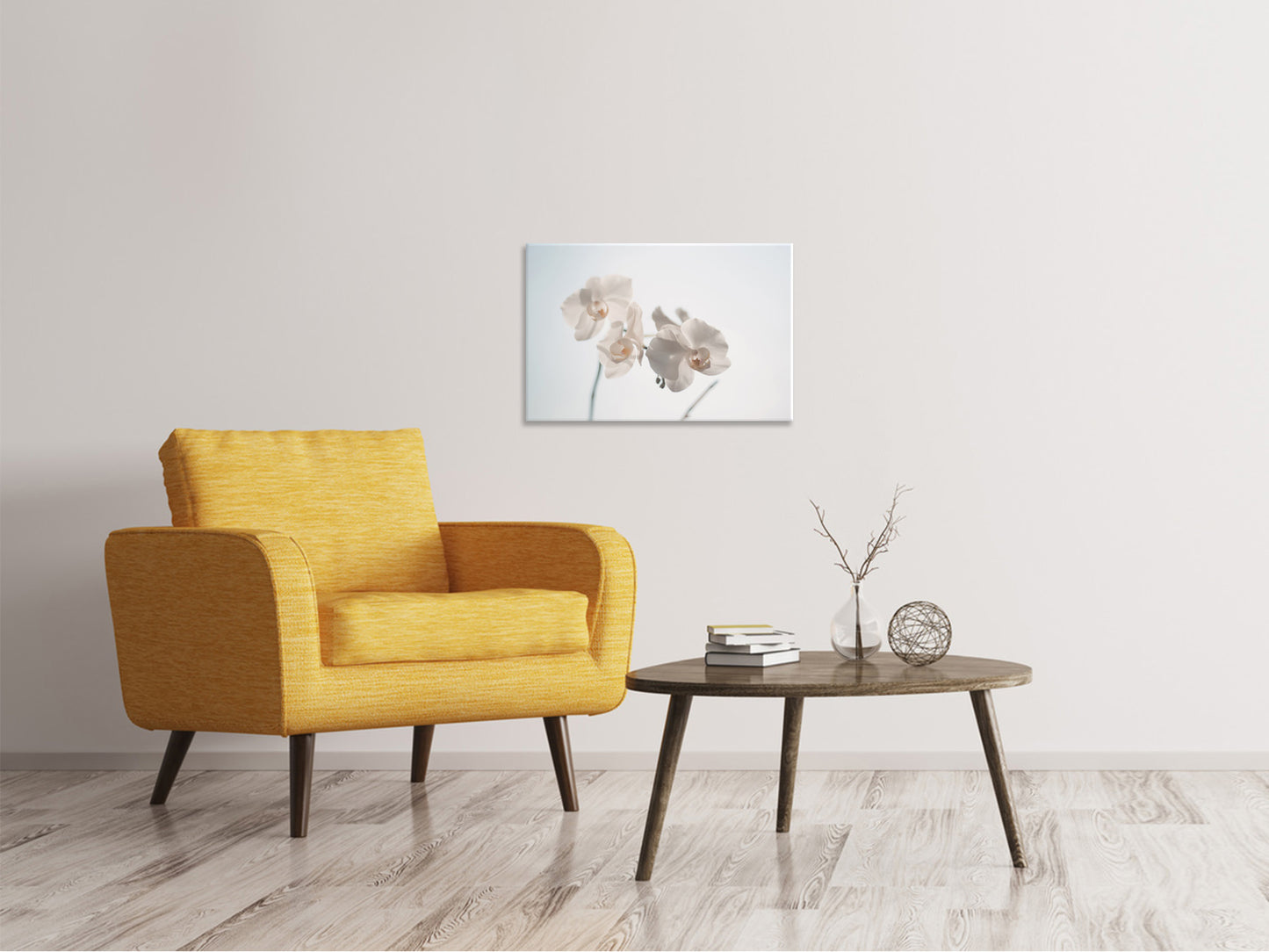 Leinwandbild Anmutige Orchideen