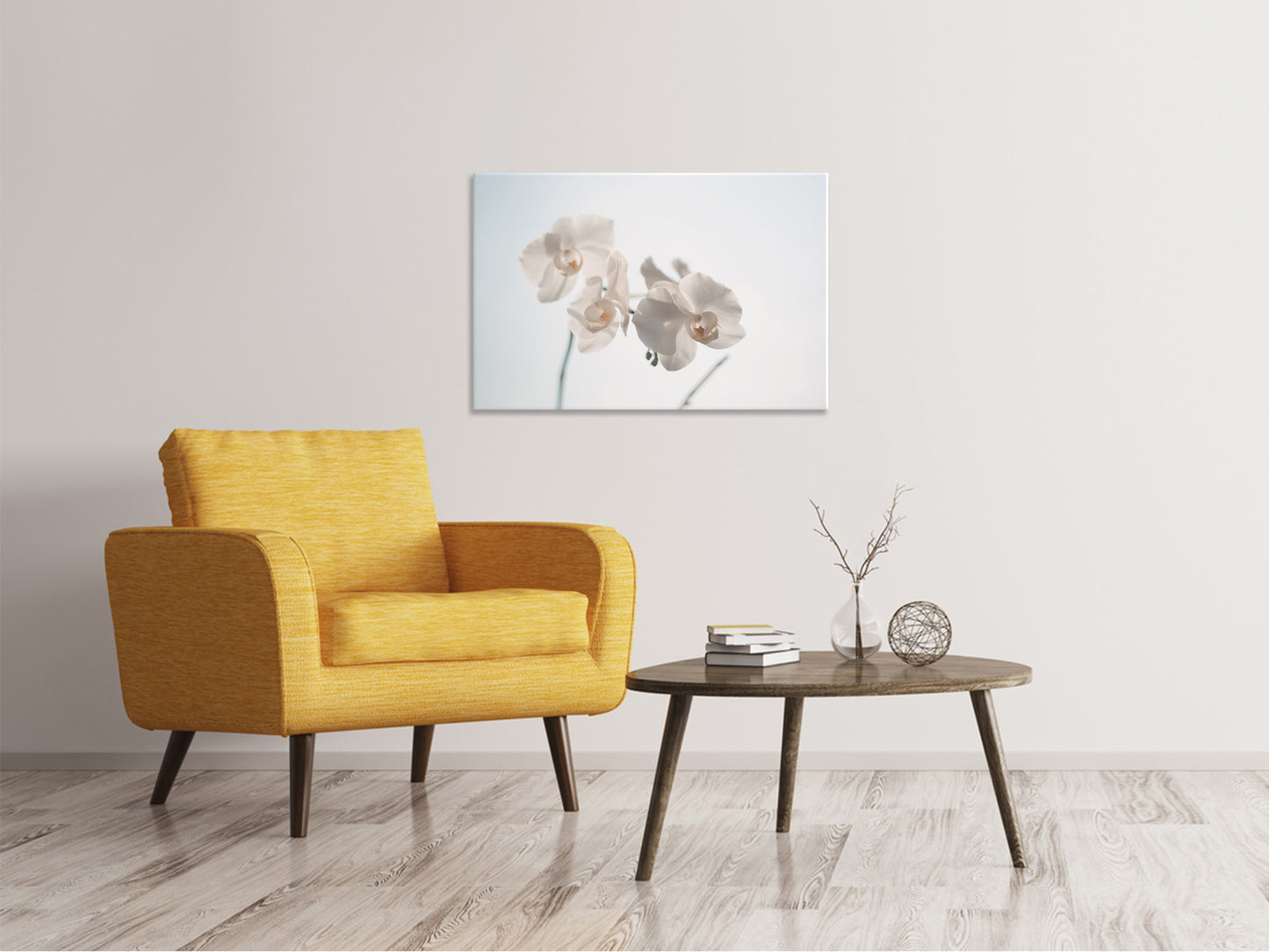 Leinwandbild Anmutige Orchideen