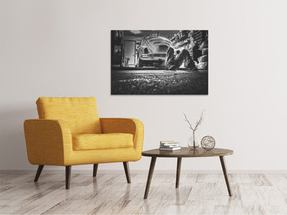 Leinwandbild Oldtimer Reparatur