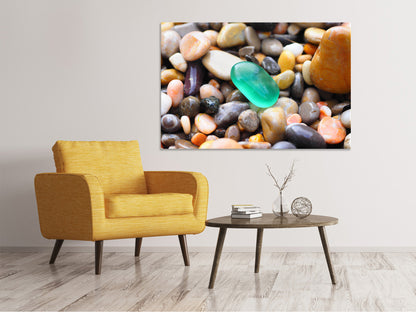 Leinwandbild Bunte Edelsteine XXL