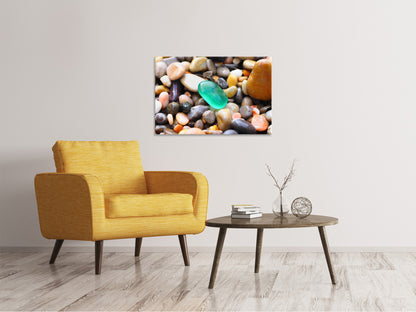 Leinwandbild Bunte Edelsteine XXL