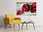 Leinwandbild Frische Himbeeren