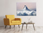 Leinwandbild Matterhorn in Wolken